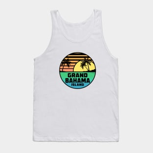 Grand Bahama Island Bahamas Tropical Beach Surfing Scuba Surf  Vacation Tank Top